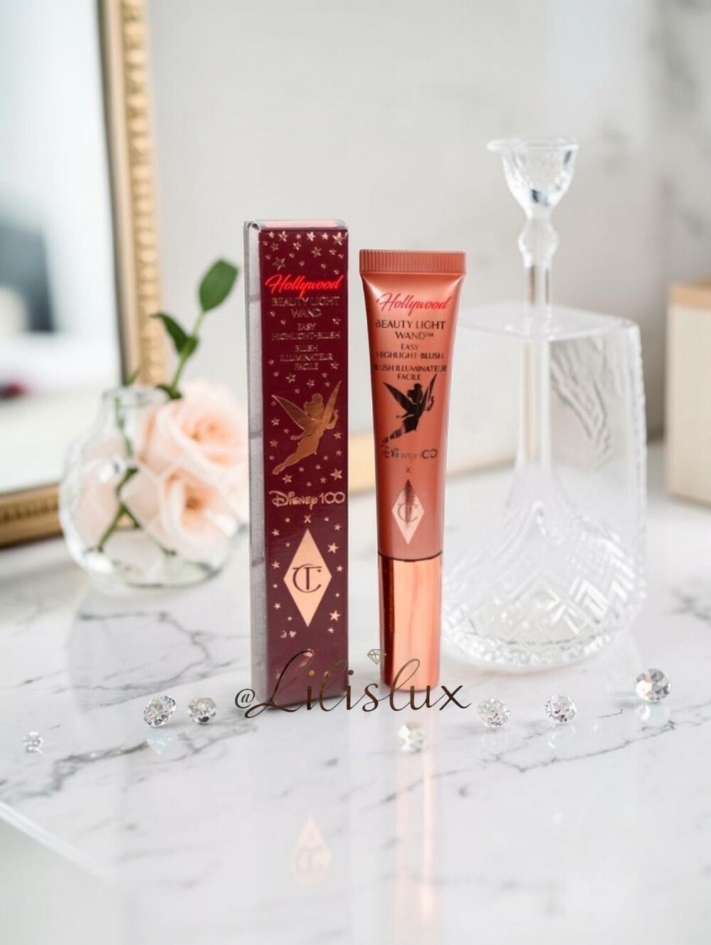 Charlotte Tilbury Disney 100th Anniversary Limited Blush Highlighter In Pink NIB